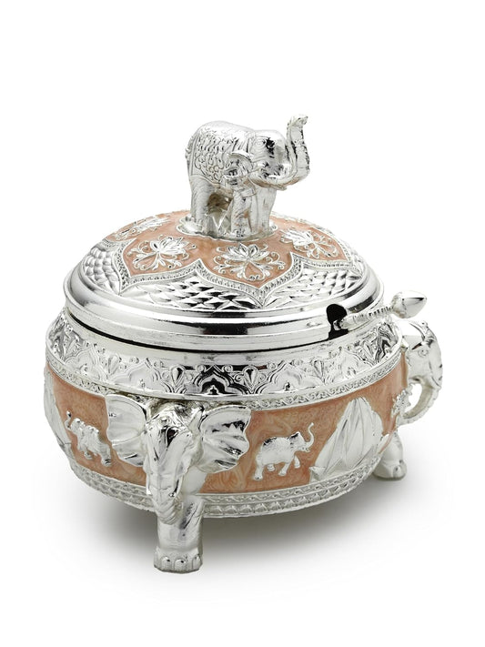Round Elephant Sugar Pot