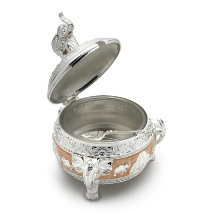 Round Elephant Sugar Pot