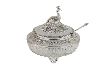 Royal Peacock Sugar Pot